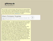 Tablet Screenshot of gifdump.de